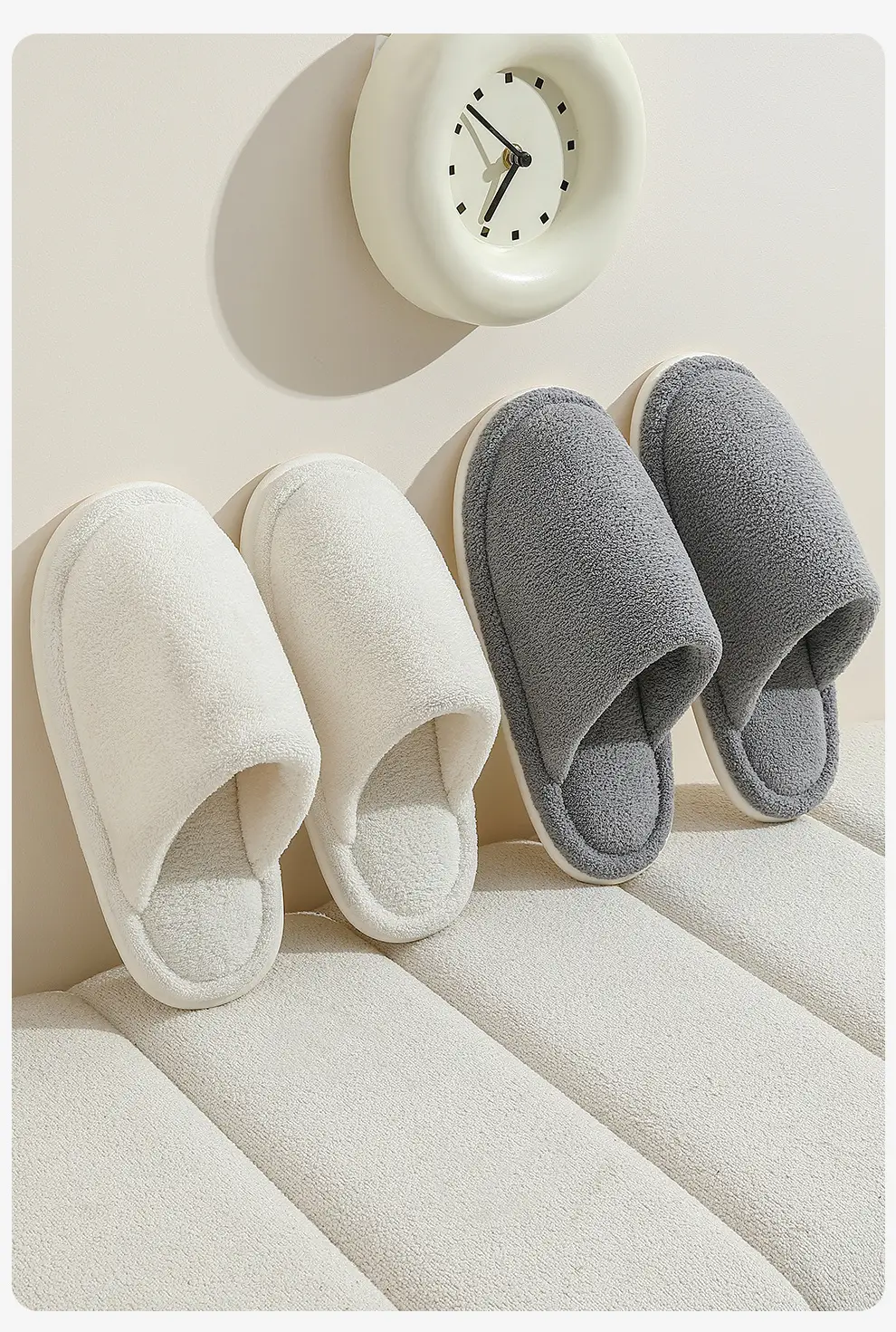 Anti-Slip Cotton Slippers for the Elderly in Autumn and Winter to Prevent Cold and Keep Warm Indoor Home Cotton Shoes Men's Silent Cotton Slippers Women's Wholesale — feature 35