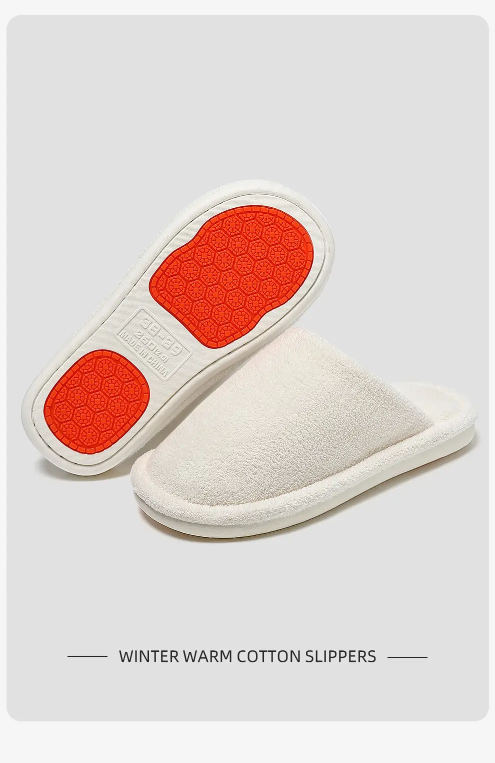 Anti-Slip Cotton Slippers for the Elderly in Autumn and Winter to Prevent Cold and Keep Warm Indoor Home Cotton Shoes Men's Silent Cotton Slippers Women's Wholesale — feature 36