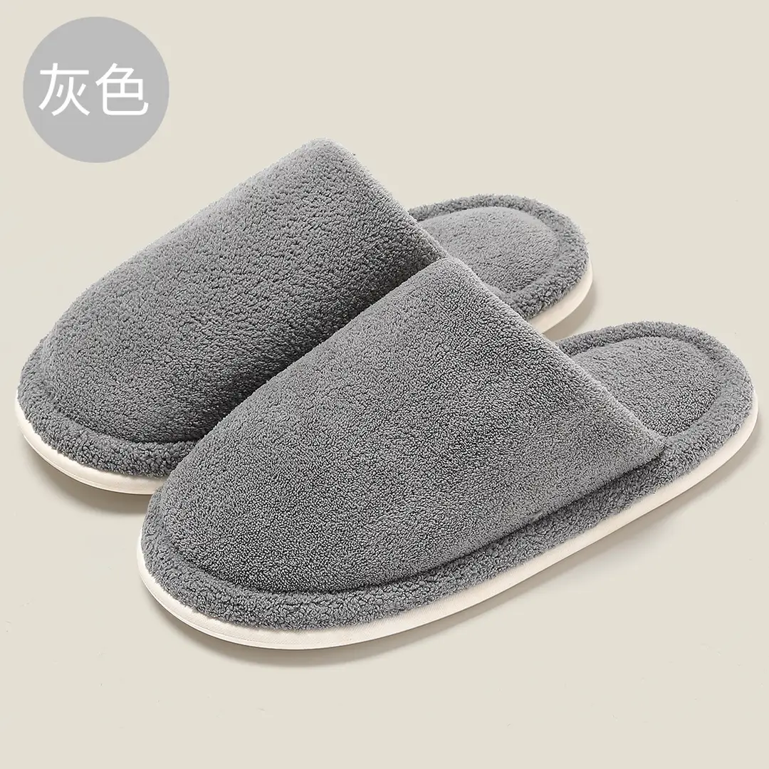 Anti-Slip Cotton Slippers for the Elderly in Autumn and Winter to Prevent Cold and Keep Warm Indoor Home Cotton Shoes Men's Silent Cotton Slippers Women's Wholesale - Image 4