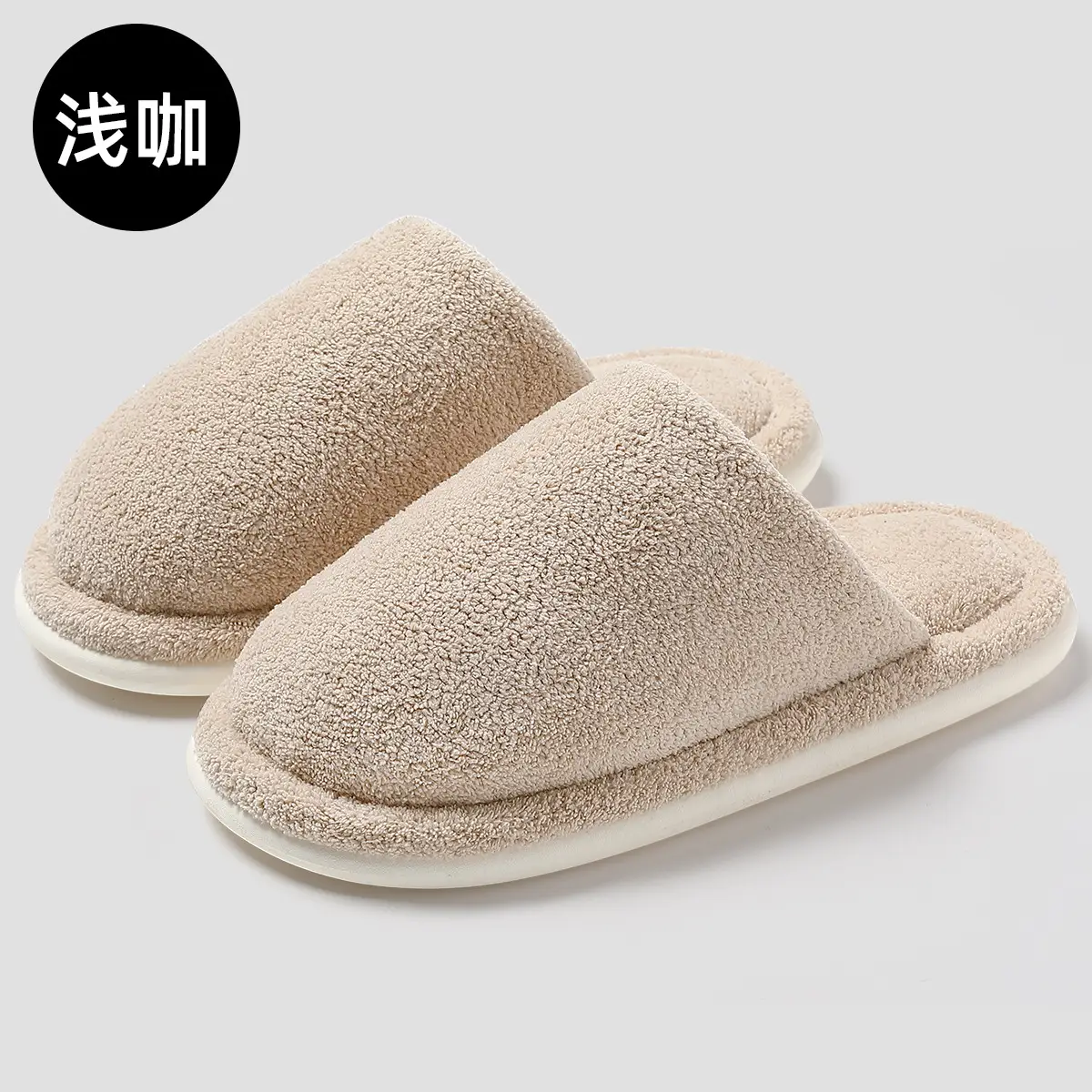 Women's Pink Cotton Slippers 2025 Winter Warm Indoor - Image 5