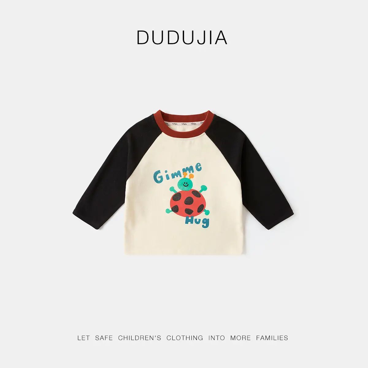 Winter Boys' Raglan T-Shirt Apple Heart Design - Image 2