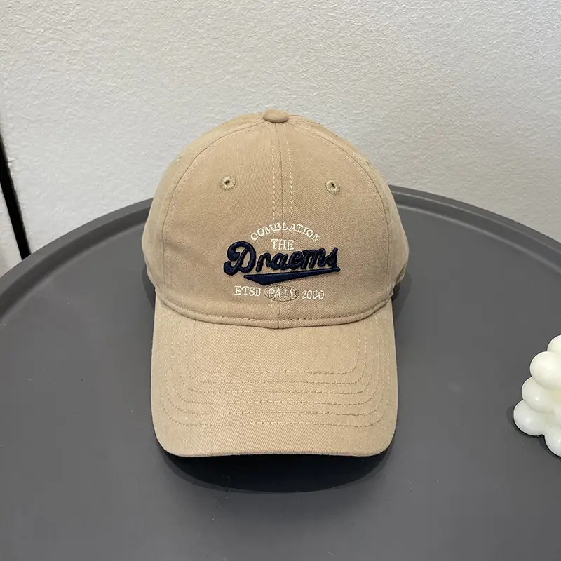 Women Personalized Letter Baseball Caps Pink Black White - Image 3