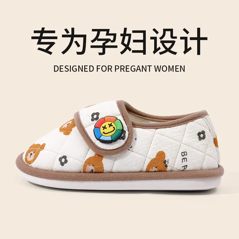Cotton Slippers for Women's Home Autumn Home Indoor Summer Breathable Confinement Shoes Home Non-Slip Non-Stinky Foot Slippers Wholesale - Image 5