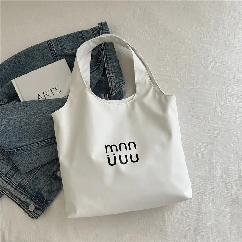 Women's Printed Shoulder Bags 2025 Black White Silver - Image 2