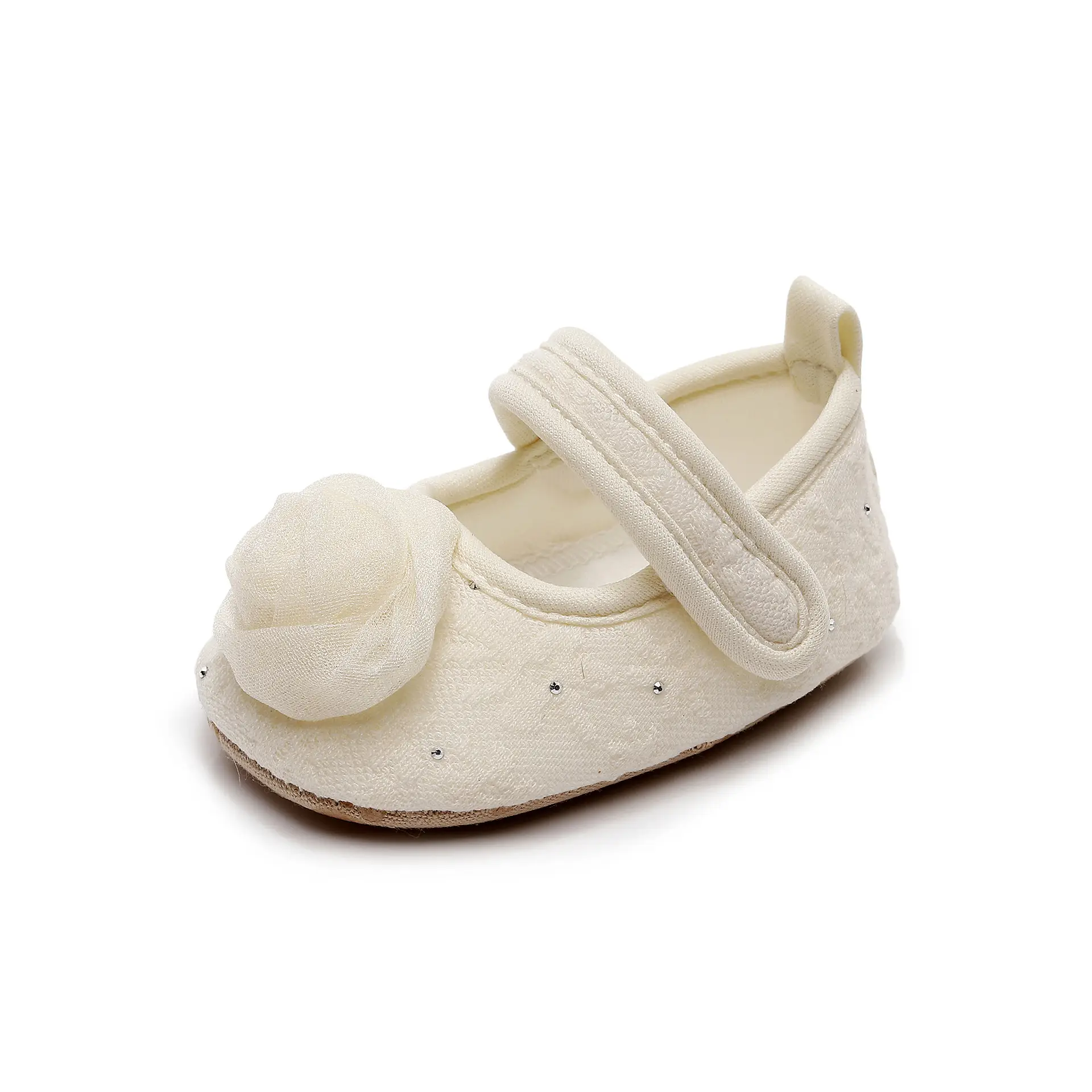 Baby Lace Shoes Pink White Soft Sole Toddler — feature 2