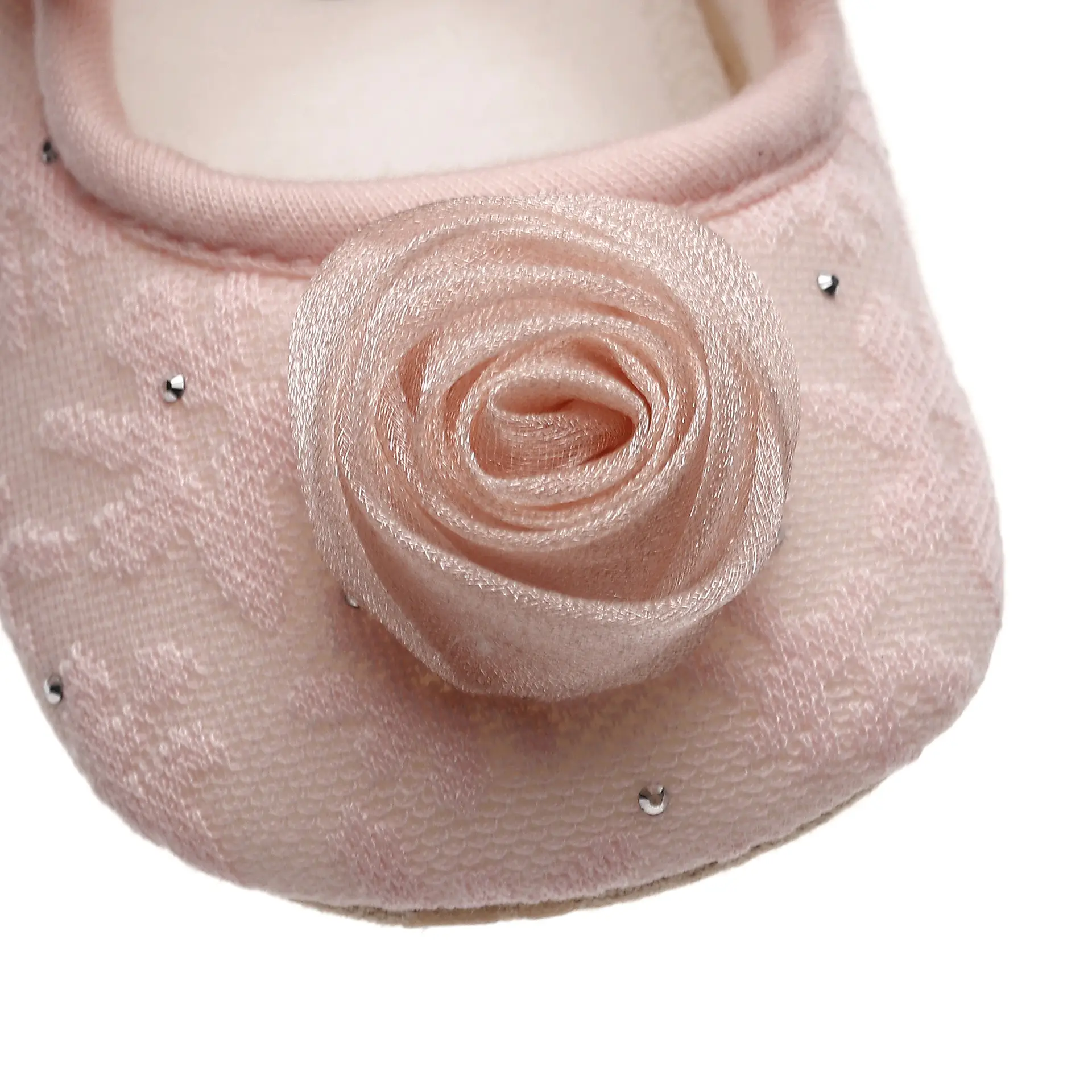Baby Lace Shoes Pink White Soft Sole Toddler — feature 3