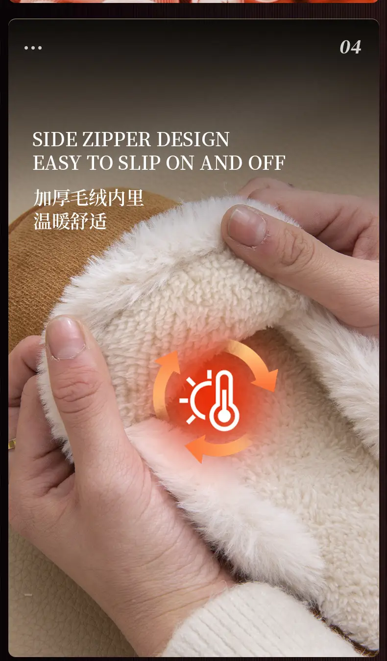 Women Winter Fleece Lined Lamb Wool Slippers Hot Trend 2024 — feature 10