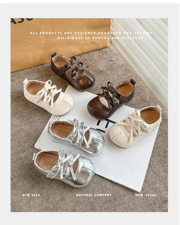 Little Girl Leather Shoes Princess Design 2025 — feature 1