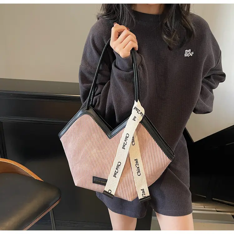 Women Beige Satchel Tote Bag Large Capacity — feature 30