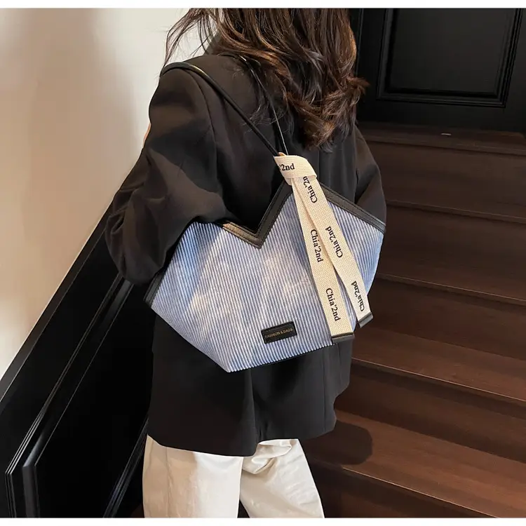Women Beige Satchel Tote Bag Large Capacity — feature 41