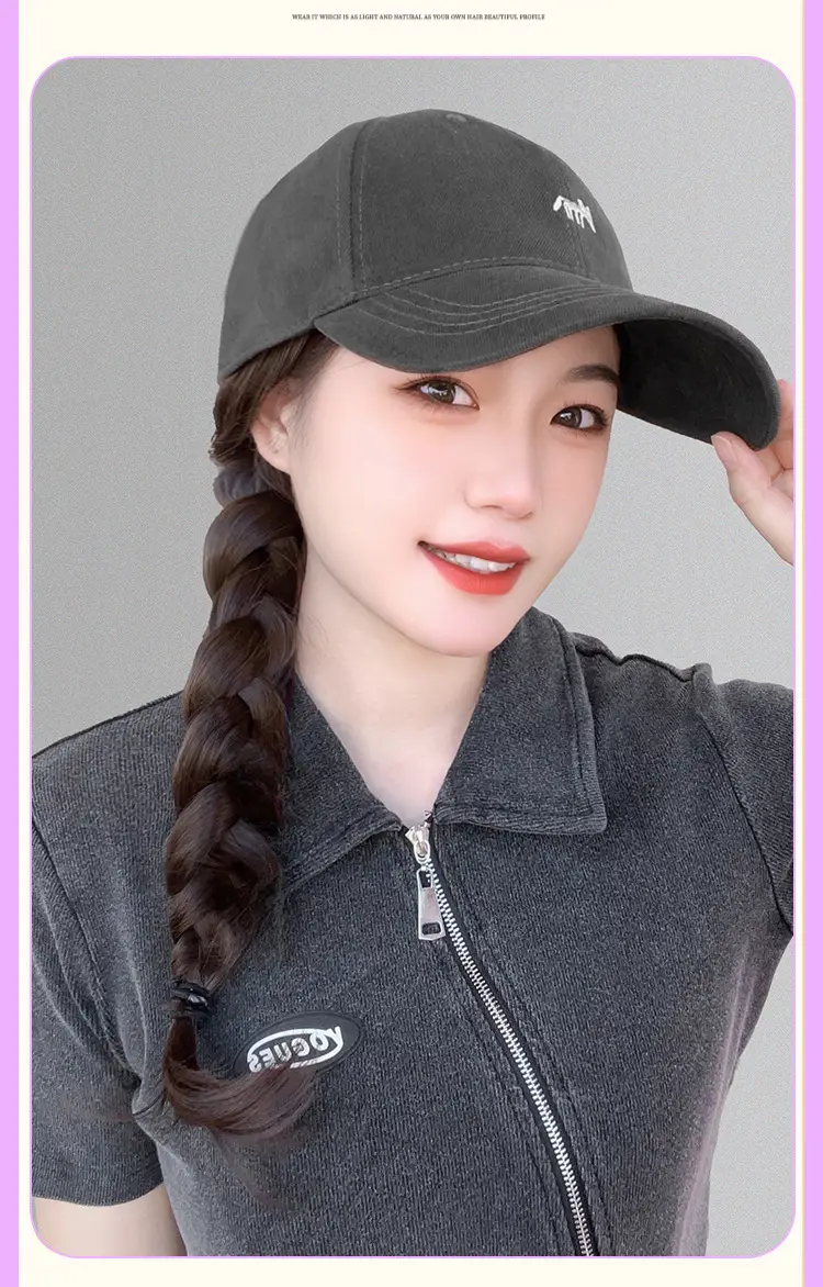 Fox Cap Wig for Women Long Straight Hair Wig — feature 13