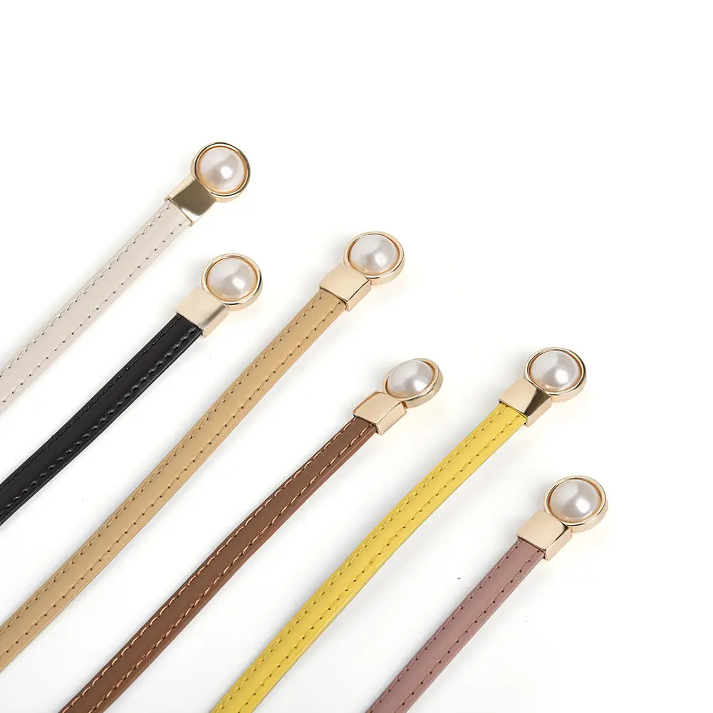 Pearl Buckle Belt for Women's Dress Decoration - Image 9