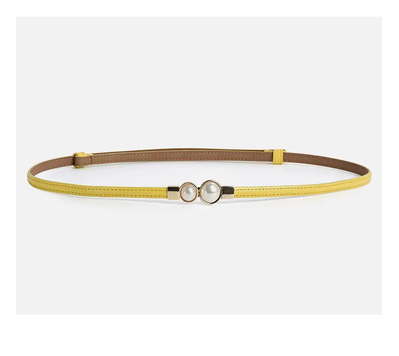 Pearl Buckle Belt for Women's Dress Decoration — feature 12
