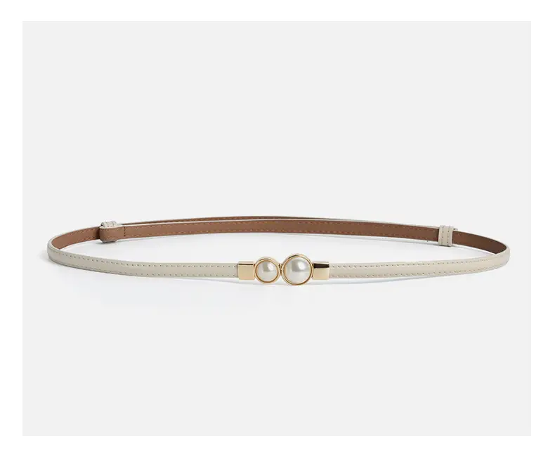 Pearl Buckle Belt for Women's Dress Decoration — feature 8
