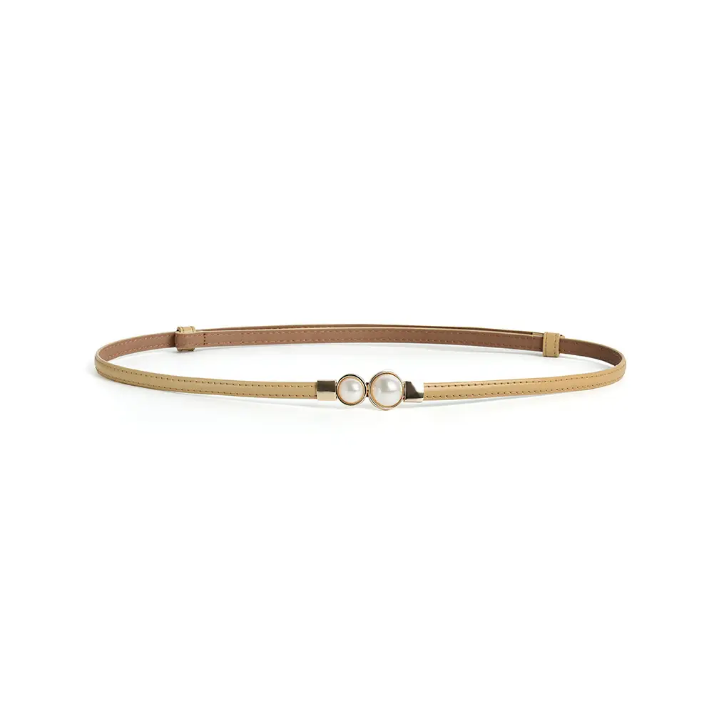 Pearl Buckle Belt for Women's Dress Decoration - Image 4