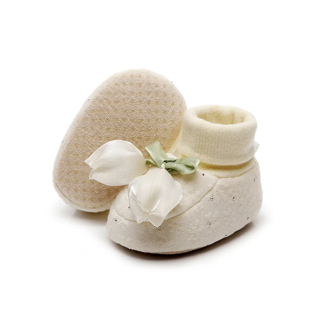 Baby Shoes for Spring and Autumn, Soft-Soled Shoes for Baby Girls, 0-6-12 Months, Infant Soft-Soled Walking Shoes with Closed Toe - Image 7