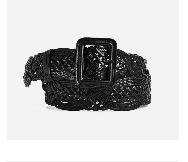 Hand-Woven Tan Belt for Women Casual Dress Belt Wholesale — feature 11