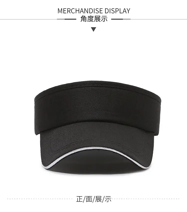 Men UV Visor Hat Light Grey Outdoor Sports — feature 6