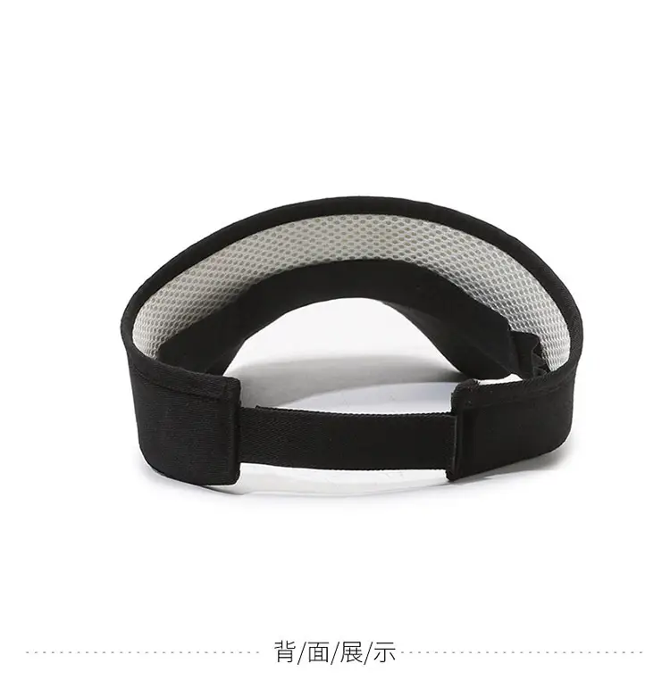 Men UV Visor Hat Light Grey Outdoor Sports — feature 9