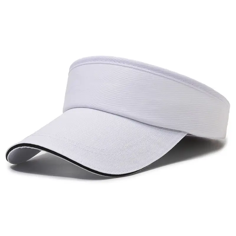 Men UV Visor Hat Light Grey Outdoor Sports