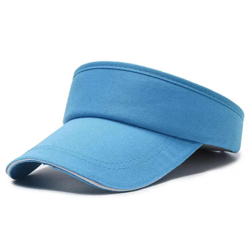 Men UV Visor Hat Light Grey Outdoor Sports
