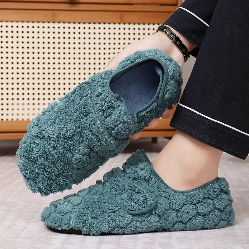 2025 New Autumn and Winter Comfortable Casual Furry Shoes Daily Student Shoes Beanie Shoes Warm Loafers Home Cotton Slippers - Image 7