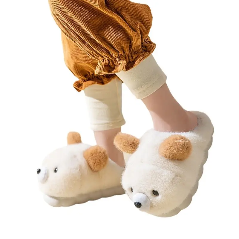Baby Bear Slippers Winter Soft Cotton Indoor - Image 9
