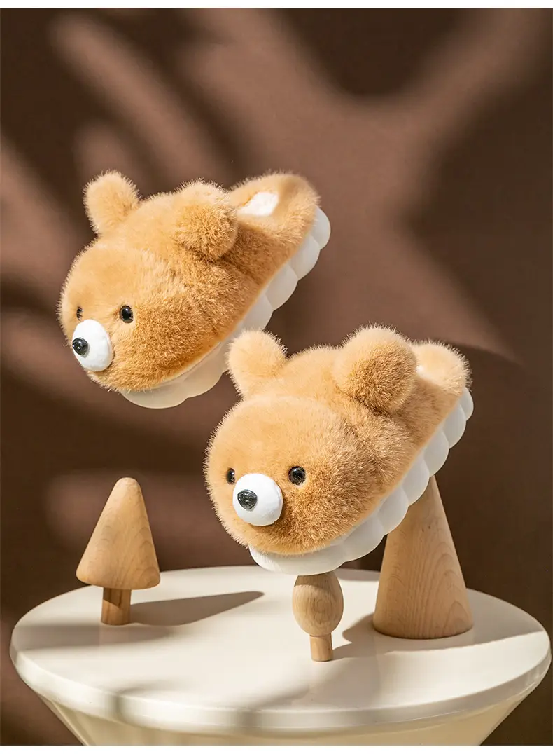 Baby Bear Slippers Winter Soft Cotton Indoor — feature 11