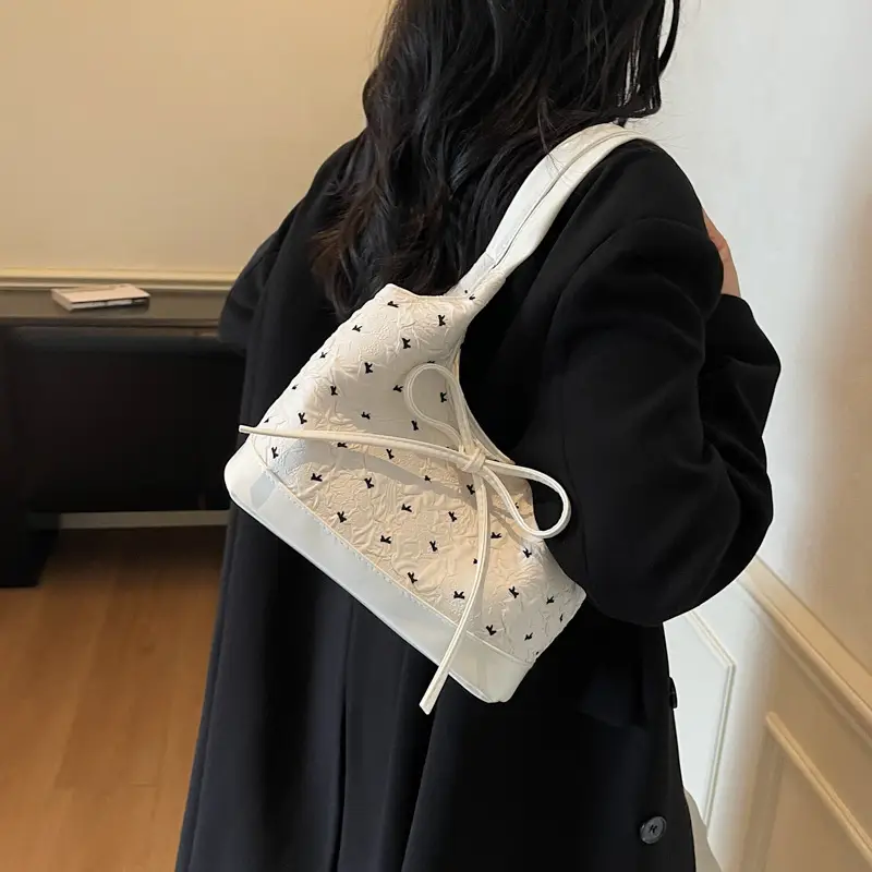 Pink Bow Shoulder Bag for Women 2025 - Image 6