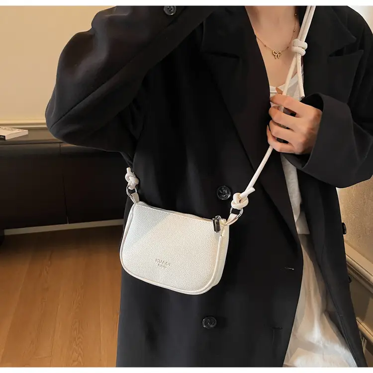 Yellow Korean Style Crossbody Bag with Zipper Closure — feature 18