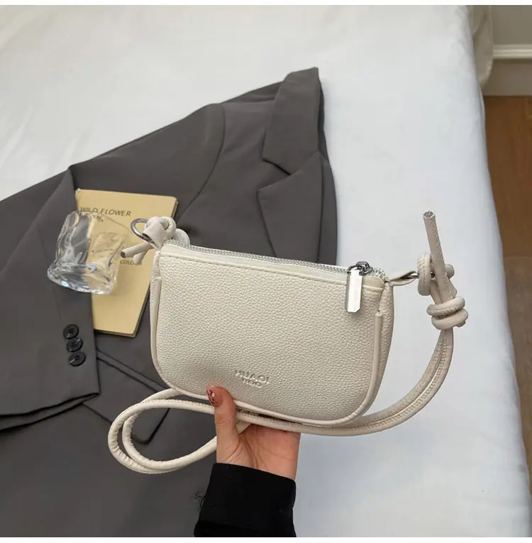Yellow Korean Style Crossbody Bag with Zipper Closure — feature 26