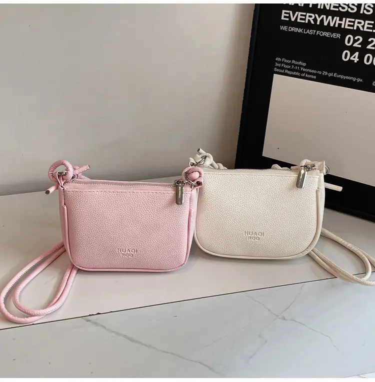 Yellow Korean Style Crossbody Bag with Zipper Closure — feature 29