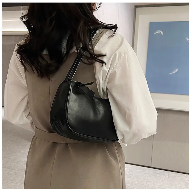 Black French Style Phone Bag for Women — feature 14