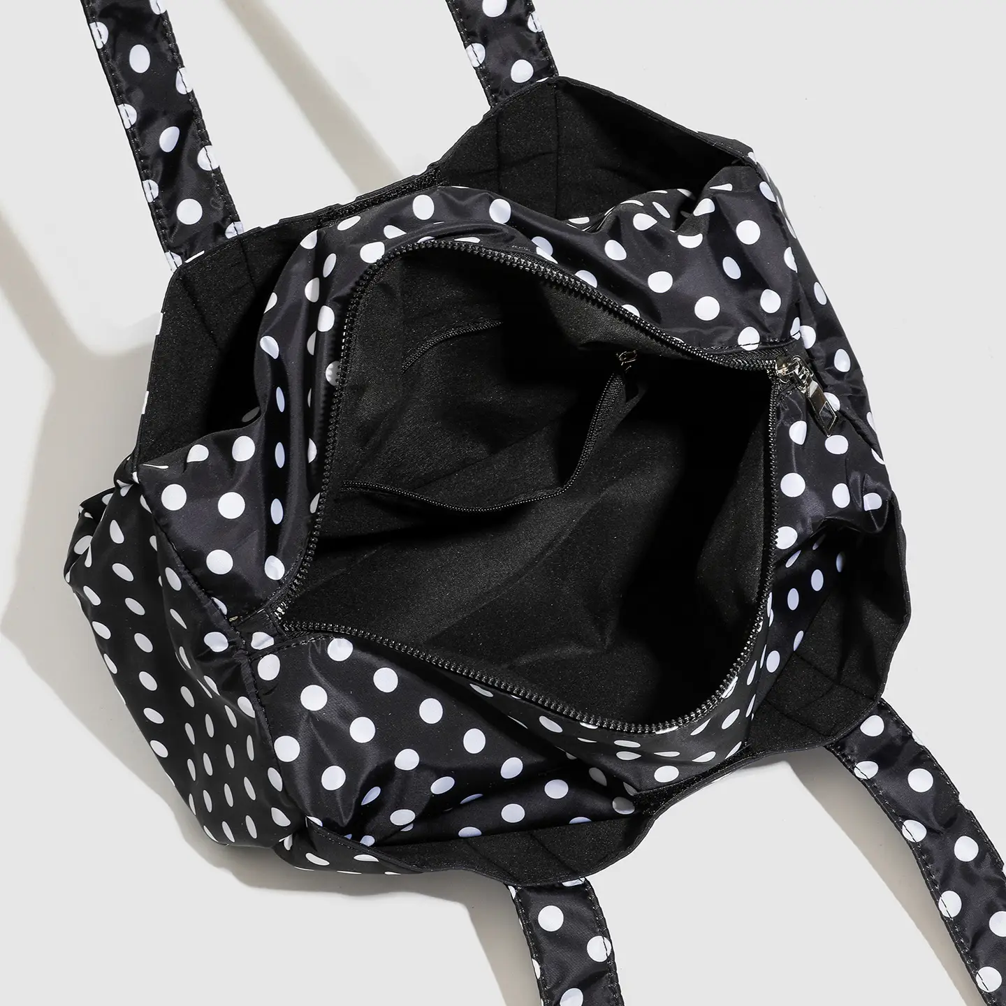 2026 Korean Style Black White Polka Dot Shoulder Bag for Women - Image 6
