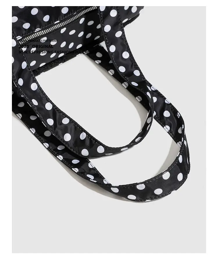2026 Korean Style Black White Polka Dot Shoulder Bag for Women — feature 18