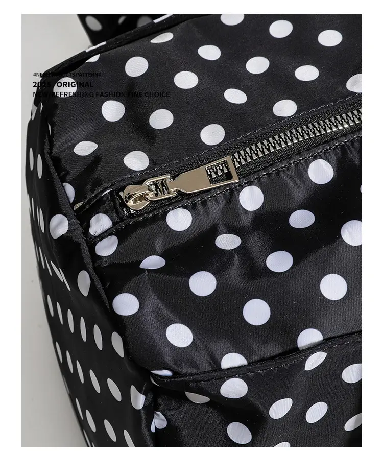 2026 Korean Style Black White Polka Dot Shoulder Bag for Women — feature 20