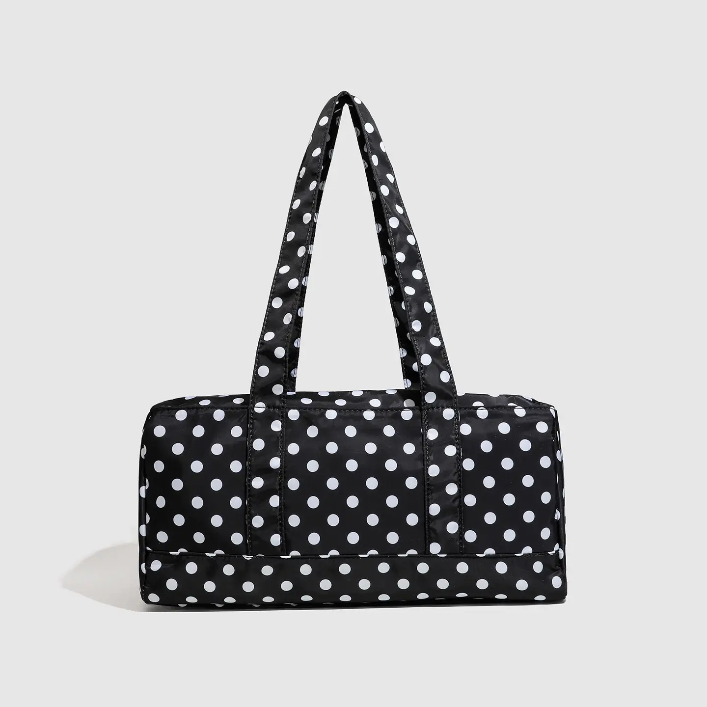 2026 Korean Style Black White Polka Dot Shoulder Bag for Women