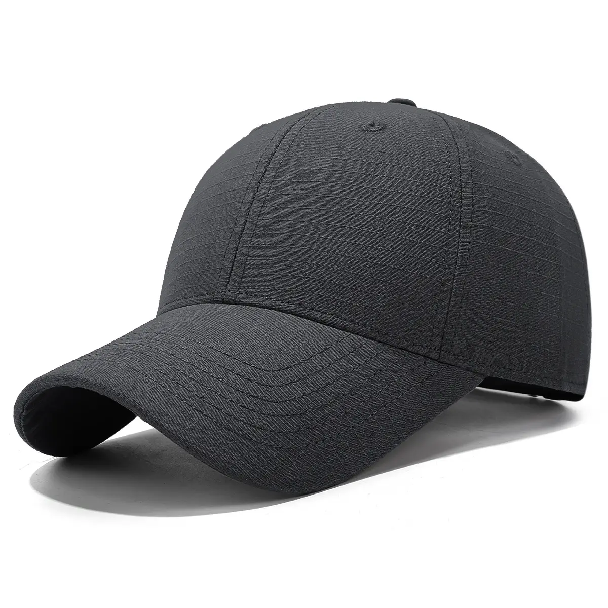 Black 4-Season Baseball Cap with Duckbill Design - Image 5