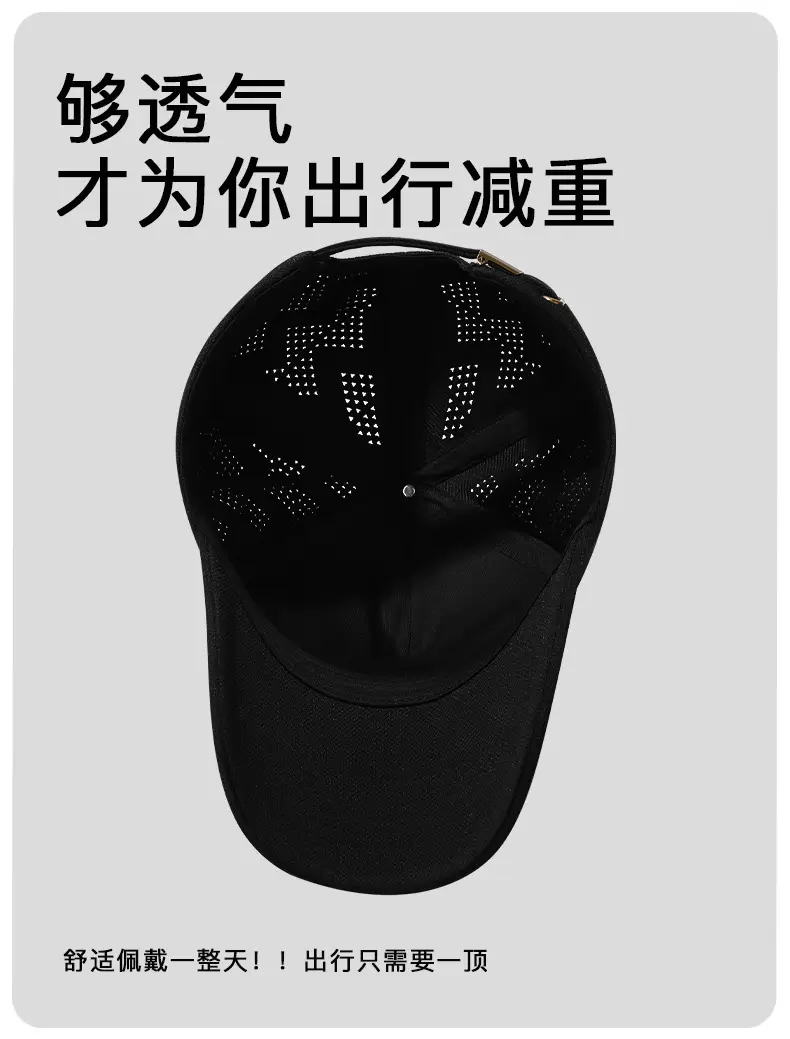 Seiko High-Top Baseball Cap Pineapple Cloth Black — feature 10