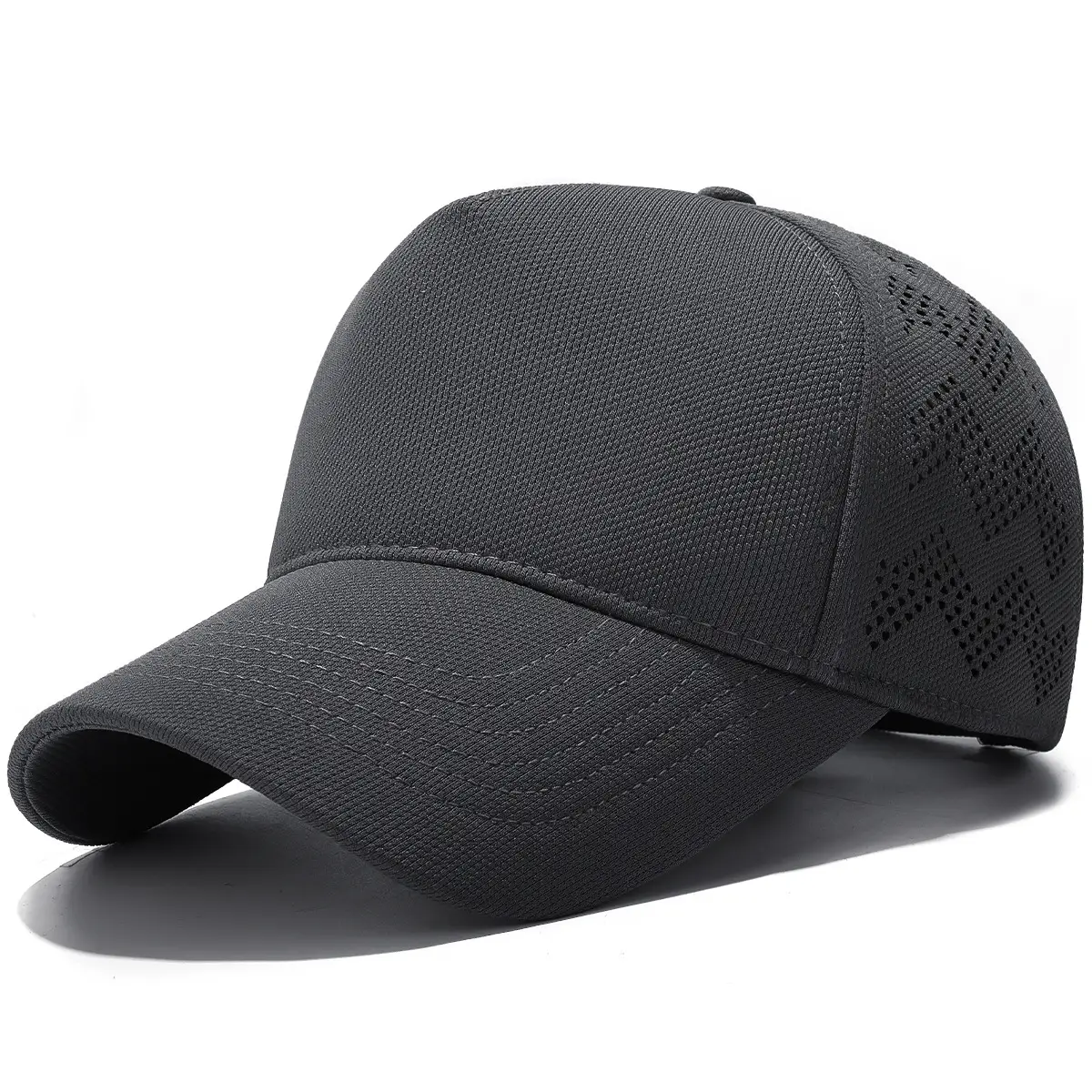 Seiko High-Top Baseball Cap Pineapple Cloth Black