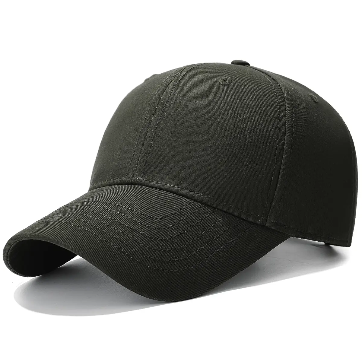 Seiko Black Baseball Cap Double Layer Visor Sun Hat - Image 2