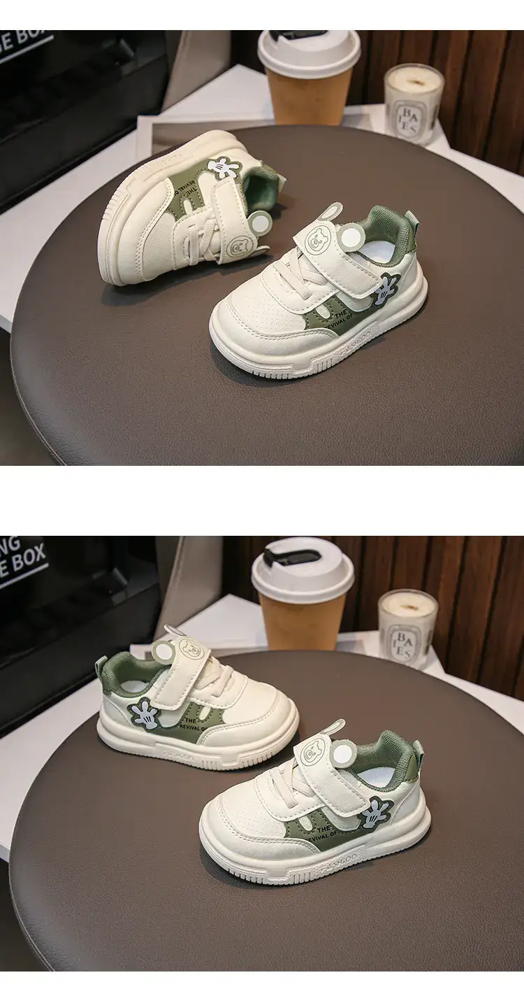 Boys' Green Floral Low-Top Casual Sneakers 2025 — feature 14