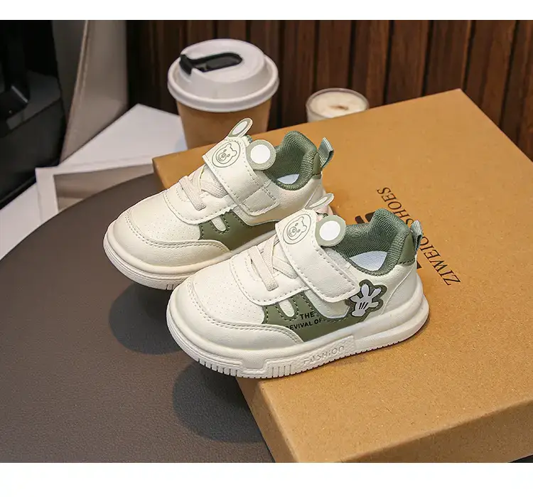 Boys' Green Floral Low-Top Casual Sneakers 2025 — feature 16