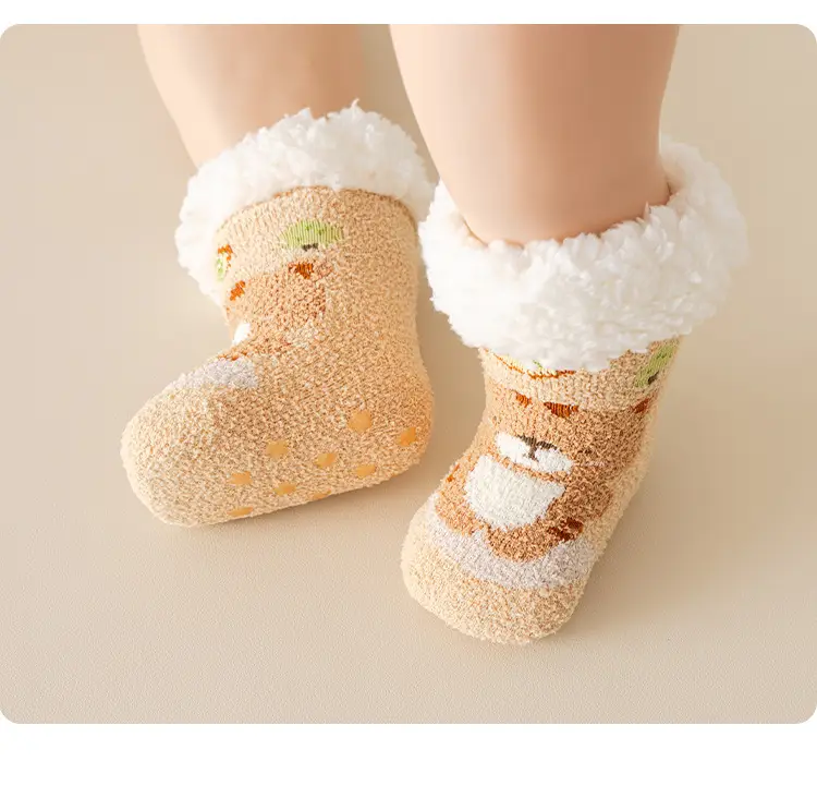Autumn Winter Cartoon Baby Socks Warm Non-Slip — feature 11