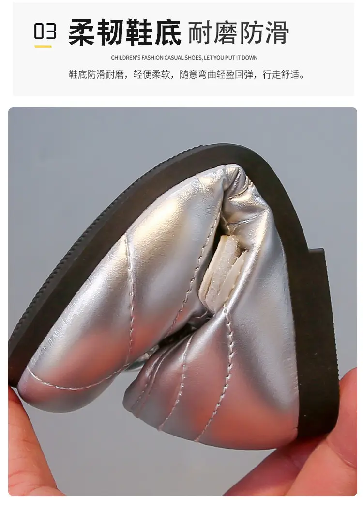 White Bow Baby Shoes for Girls Round Toe 2025 — feature 4