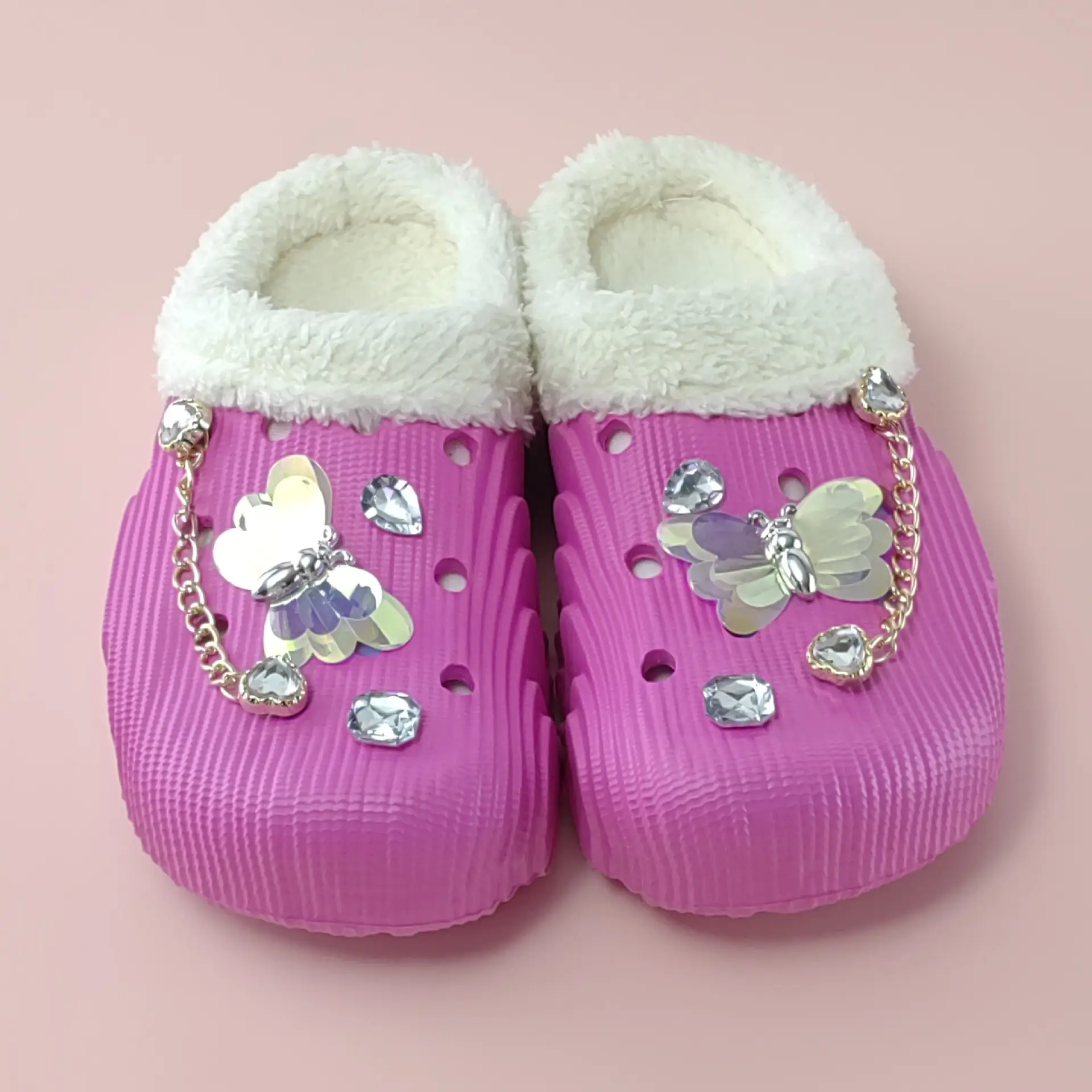 2026 Butterfly Cotton Slippers for Home Use - Image 2