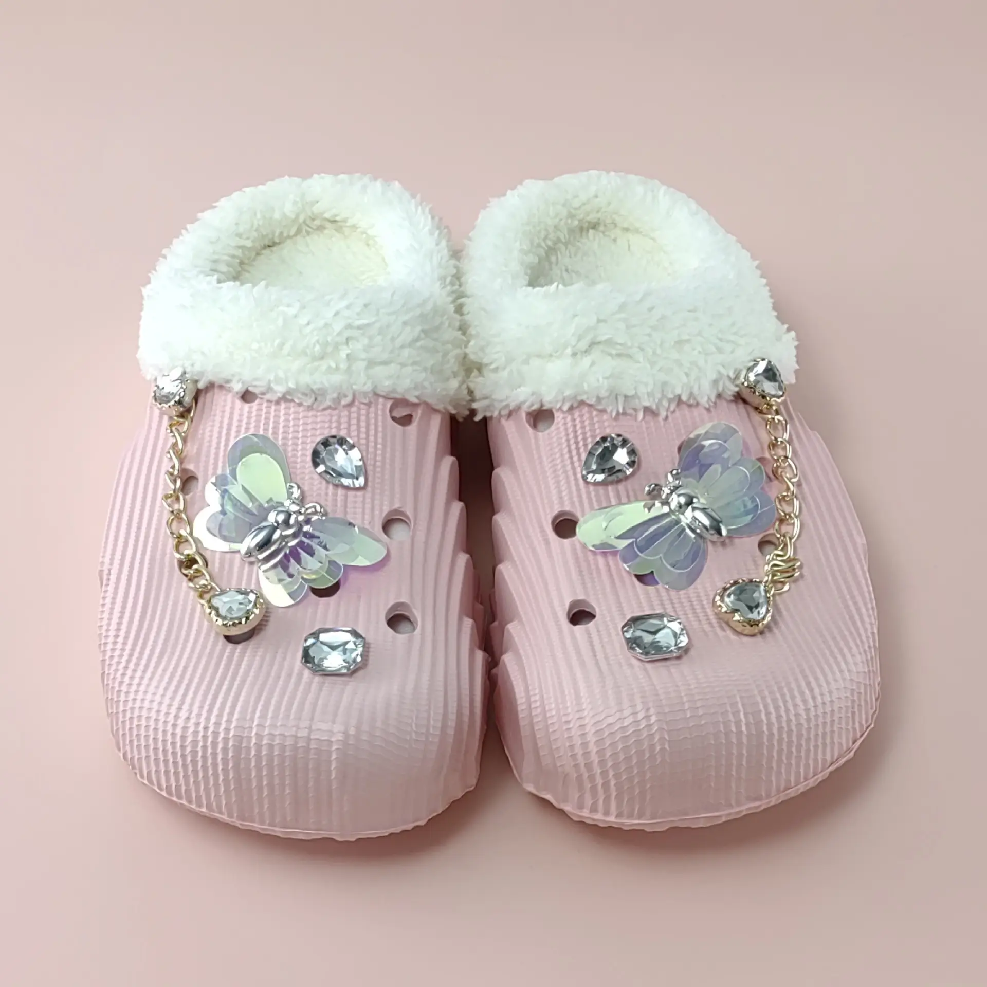 2026 Butterfly Cotton Slippers for Home Use - Image 3