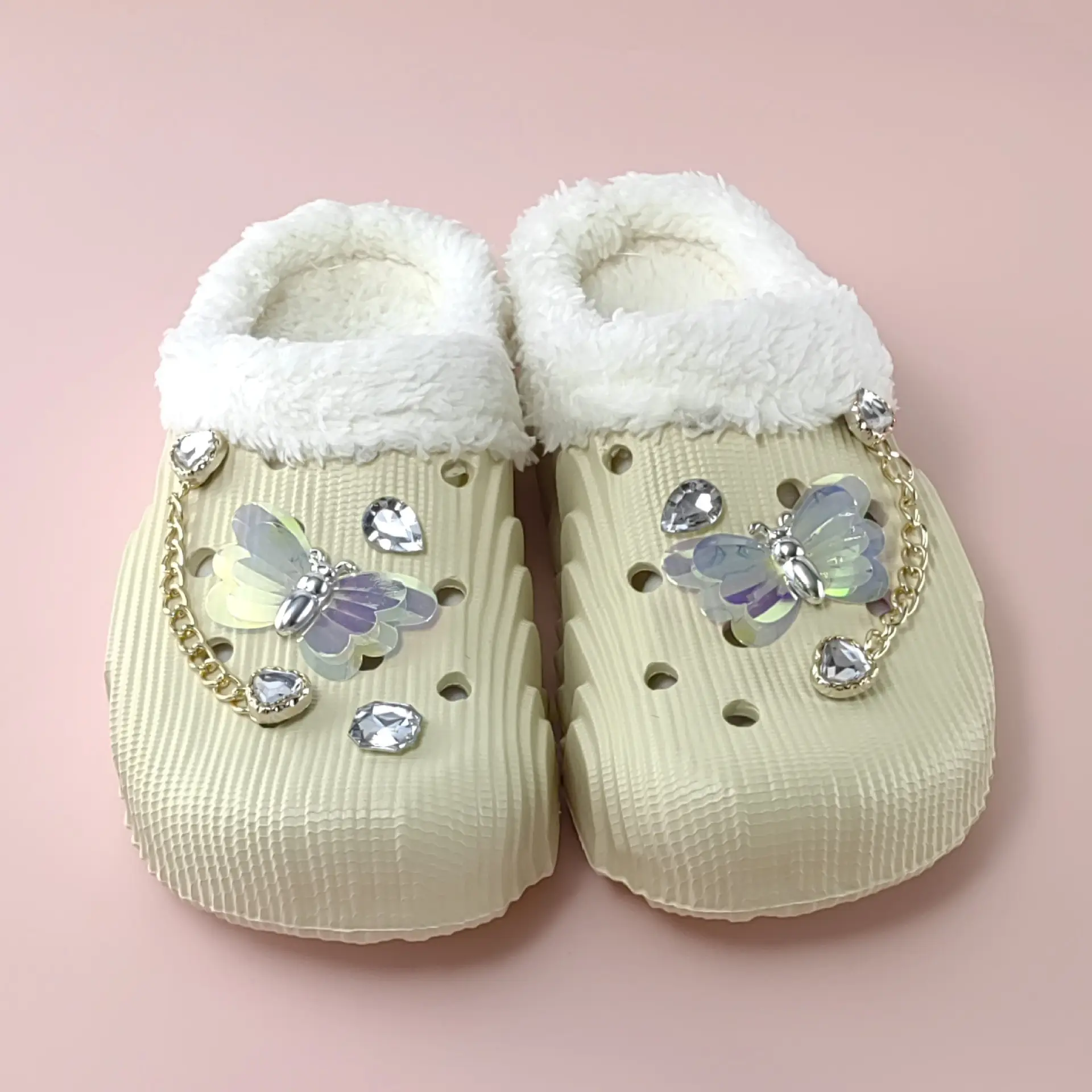 2026 Butterfly Cotton Slippers for Home Use - Image 4