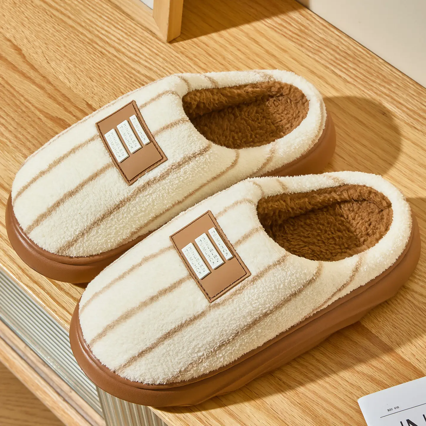 Silent Cotton Slippers for Men Women Winter Warm Antibacterial - Image 12