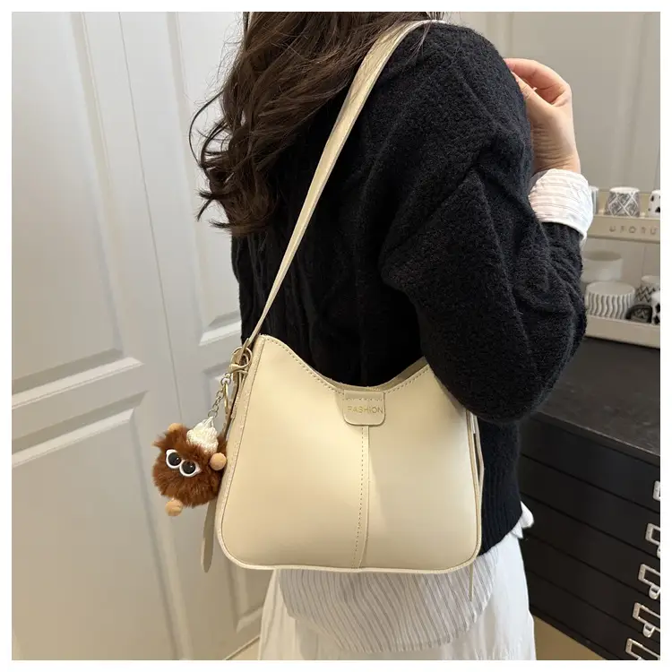 Women Retro Bucket Bag Cream 2025 Crossbody — feature 9